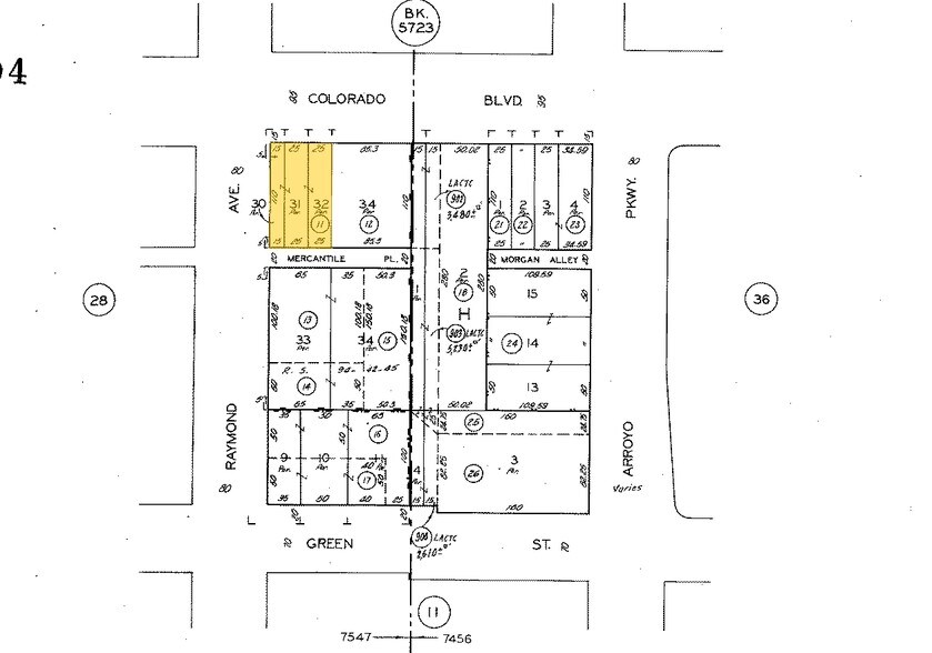 12-22 S Raymond Ave, Pasadena, CA à louer - Plan cadastral - Image 2 de 13