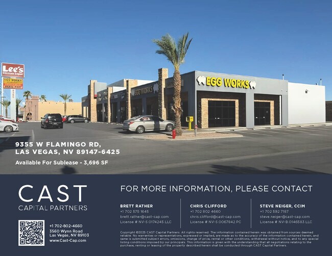More details for 9355 W Flamingo Rd, Las Vegas, NV - Retail for Lease