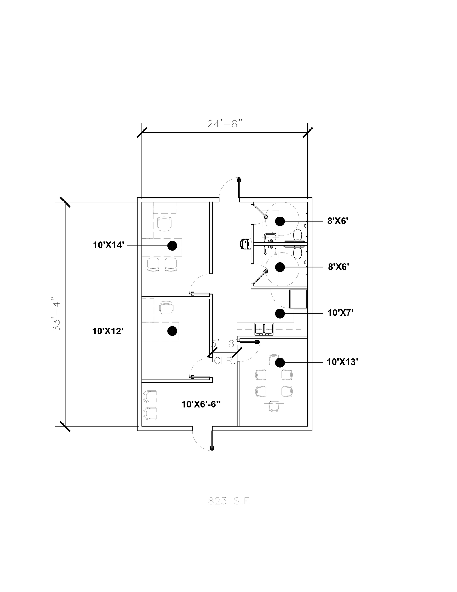 2831 S Houston Ave, Humble, TX for lease Floor Plan- Image 1 of 2