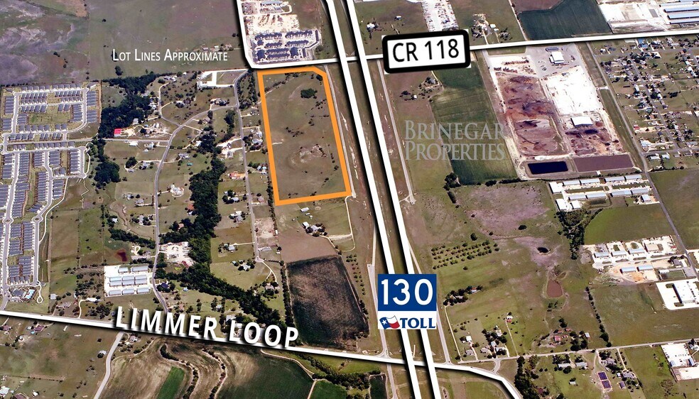 SWC SH 130 & CR 118, Hutto, TX à vendre - Aérien - Image 2 de 2