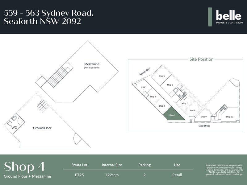 559-563 Sydney Rd, Seaforth, NSW 2092 - Unit 4 -  - Floor Plan - Image 1 of 4