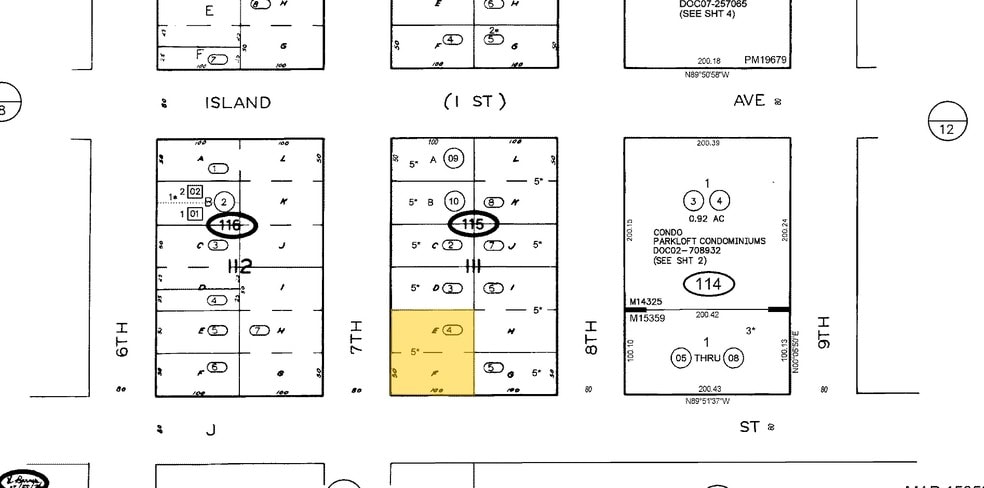 704 J St, San Diego, CA for sale - Plat Map - Image 2 of 11