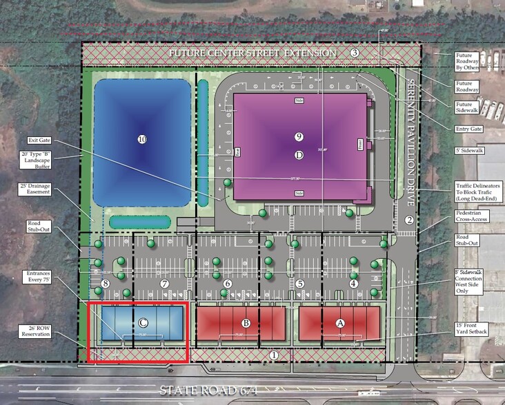 740 Eleton Springs Dr, Wimauma, FL for lease - Site Plan - Image 2 of 2
