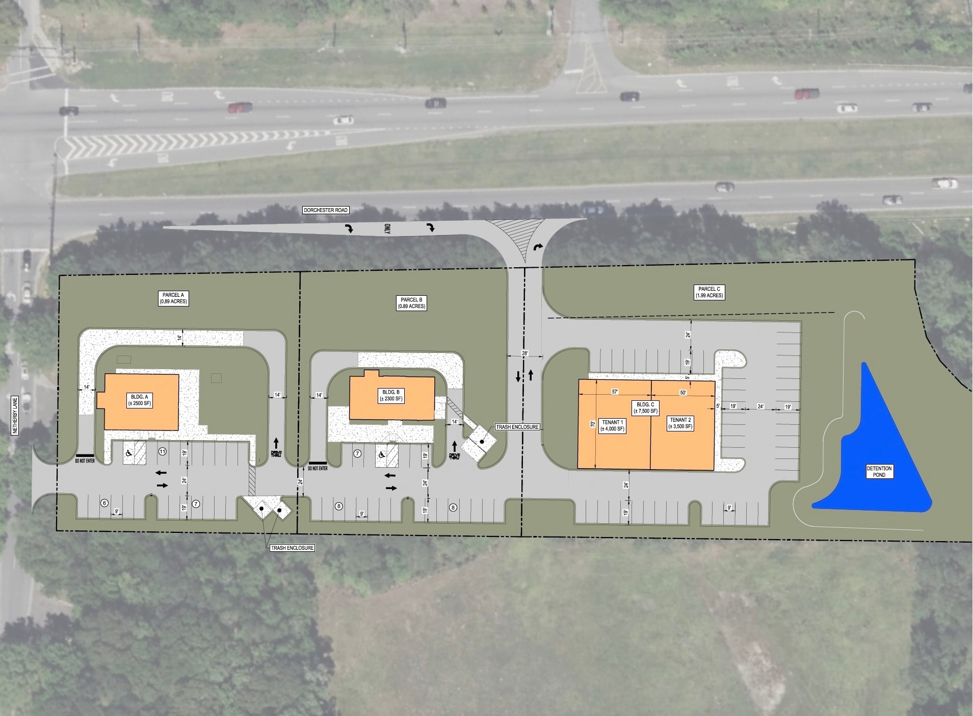 8595 Dorchester Rd, North Charleston, SC for lease Site Plan- Image 1 of 3