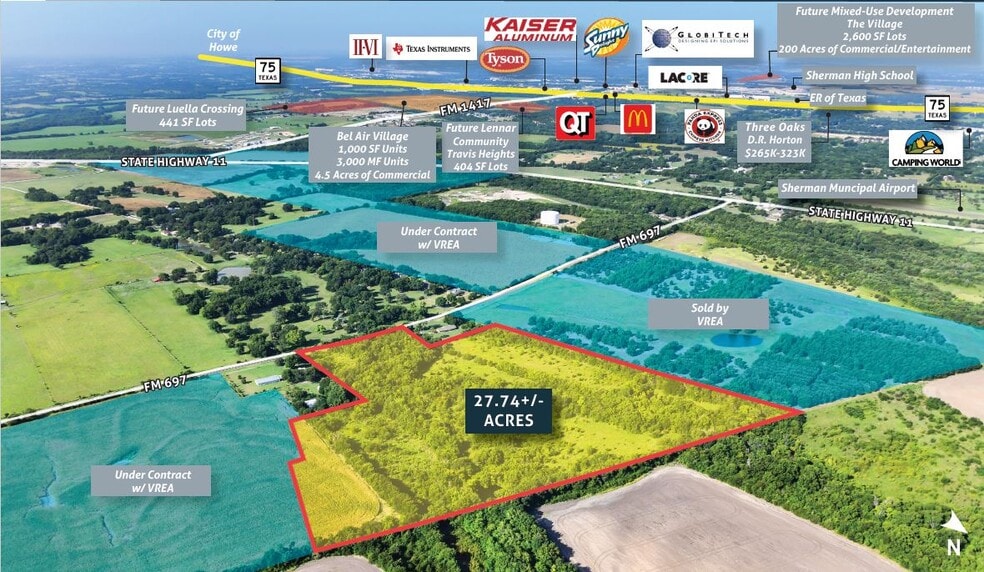 FM 697, Sherman, TX for sale - Building Photo - Image 1 of 3