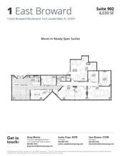1 E Broward Blvd, Fort Lauderdale, FL for lease Floor Plan- Image 1 of 1