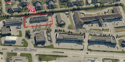 11079-11099 Village Square Ln, Fishers, IN - Aerial  map view