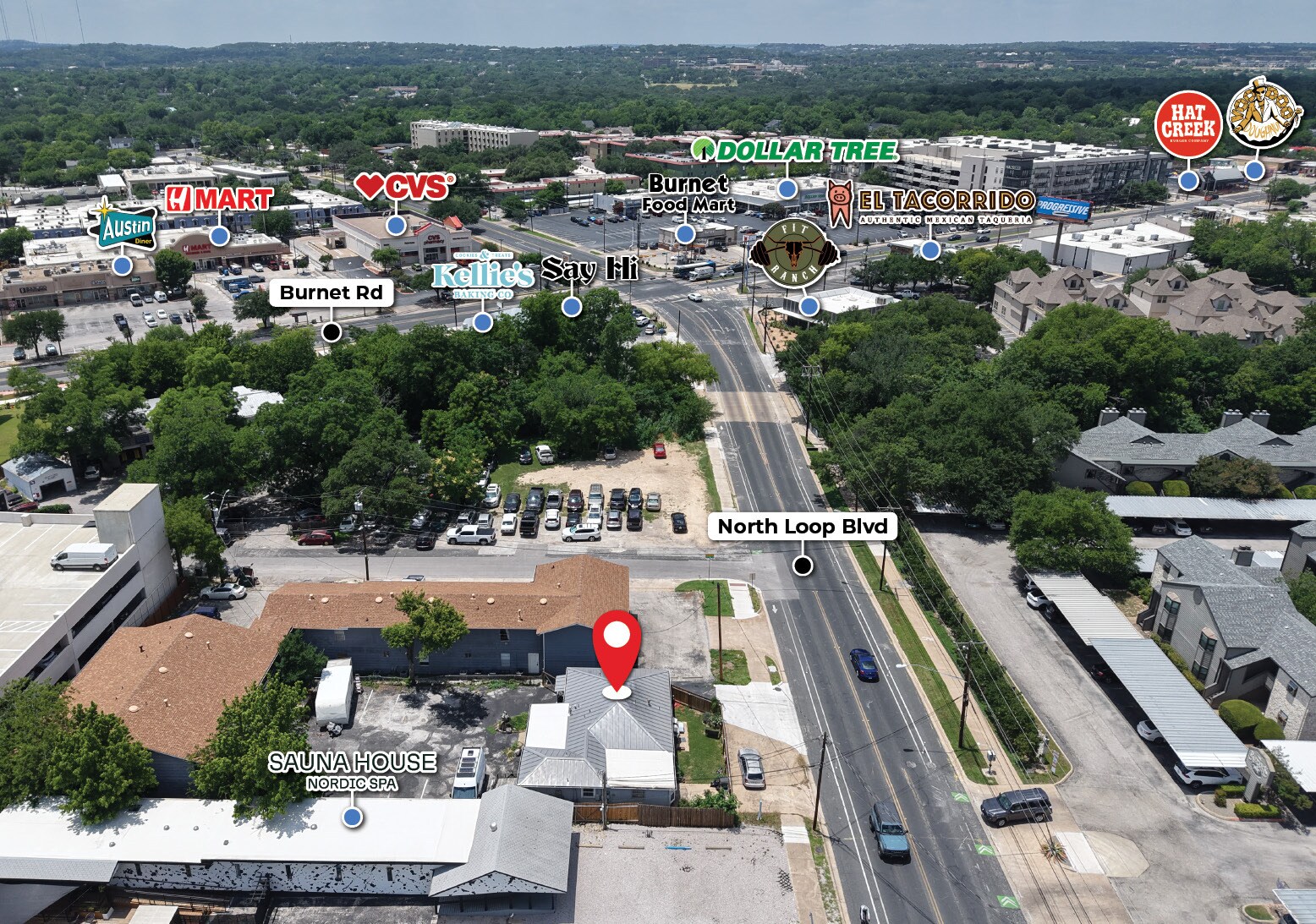 1509 W North Loop Blvd, Austin, TX à vendre Aérien- Image 1 de 21
