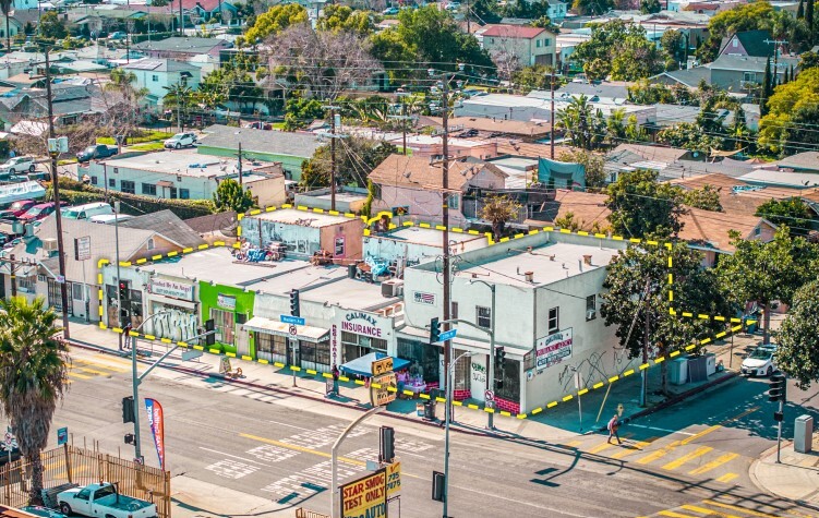 3725-3735 S Western Ave, Los Angeles, CA for sale - Aerial - Image 2 of 9