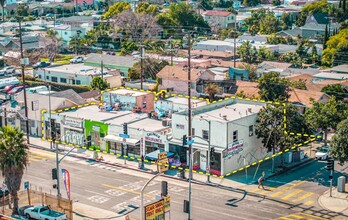 3725-3735 S Western Ave, Los Angeles, CA - aerial  map view - Image1