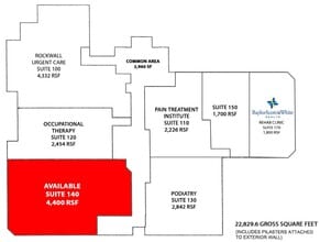 810 E Ralph Hall Pky, Rockwall, TX for lease Floor Plan- Image 1 of 1