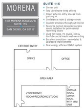 4455 Morena Blvd, San Diego, CA for lease Floor Plan- Image 1 of 1