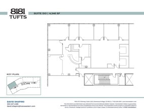 8181 E Tufts Ave, Denver, CO à louer Plan d’étage- Image 2 de 3