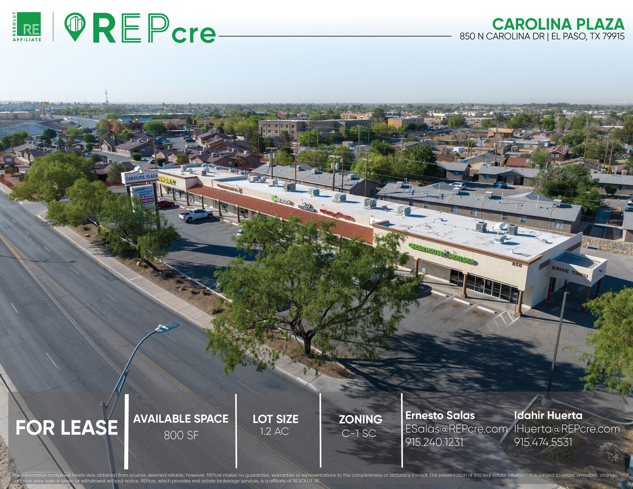 850 N Carolina Ave, El Paso, TX for lease Primary Photo- Image 1 of 4