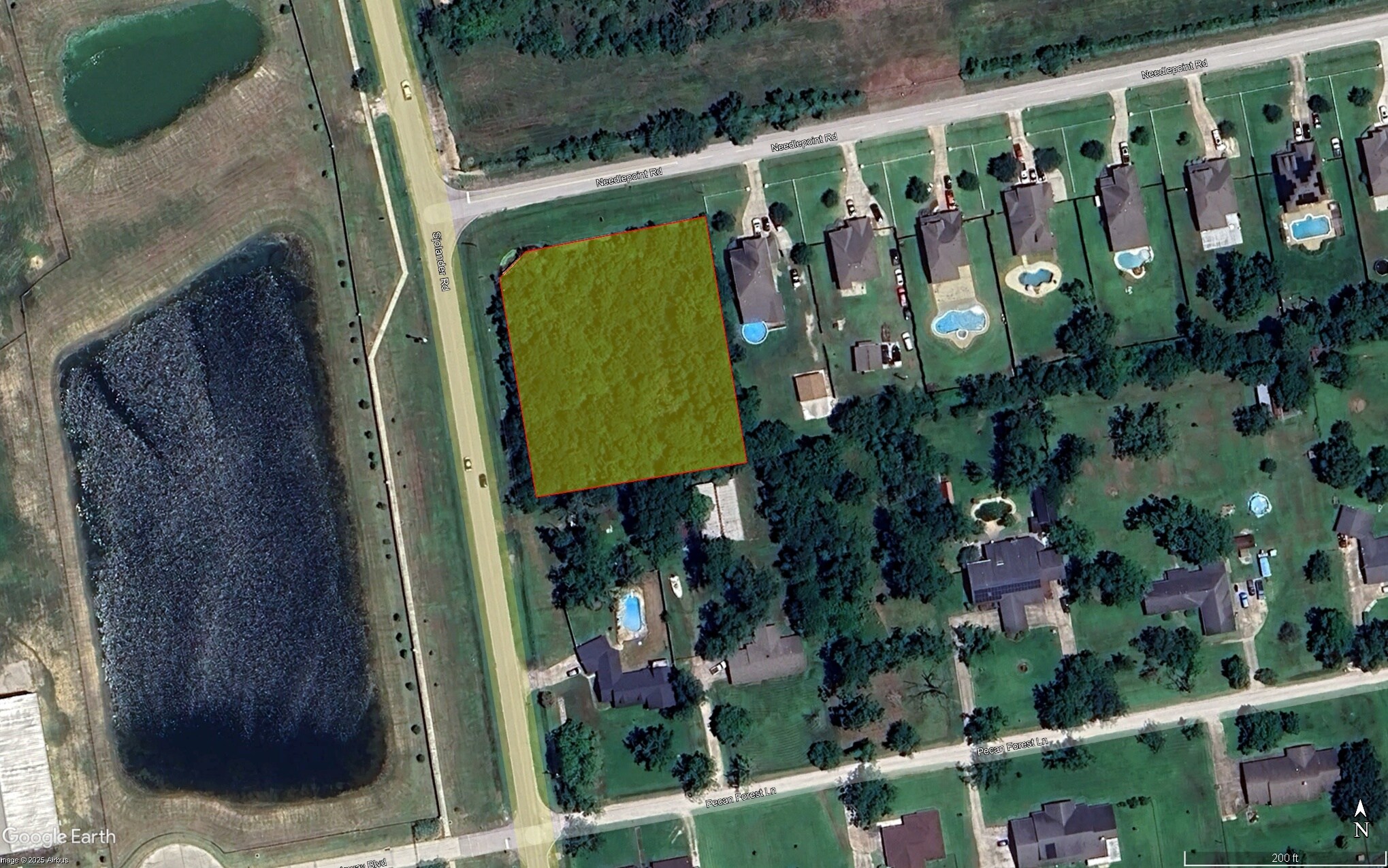 6832 Sjolander Rd, Baytown, TX for sale Aerial- Image 1 of 3