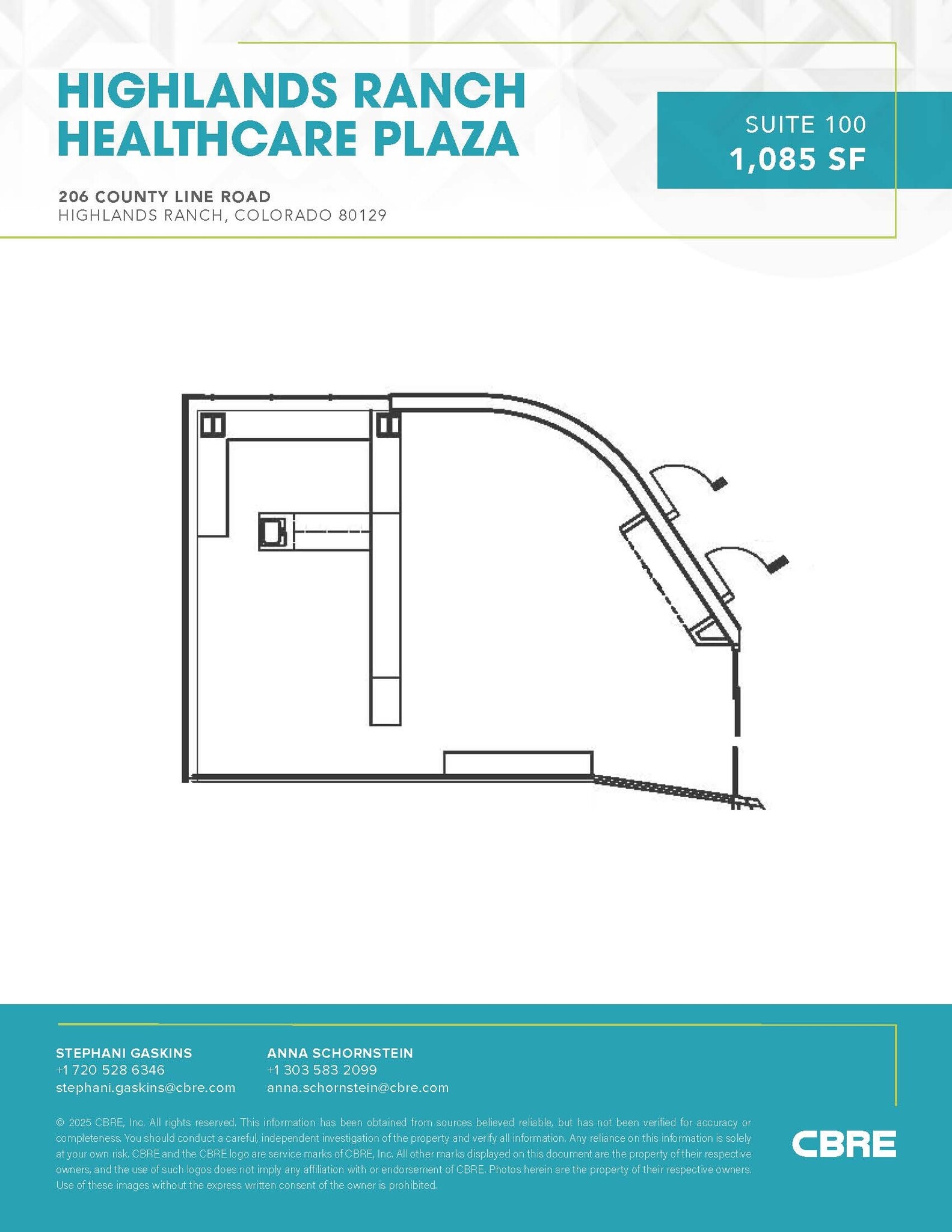 206 W County Line Rd, Highlands Ranch, CO for lease Floor Plan- Image 1 of 1