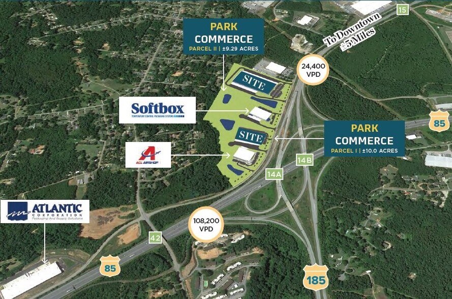 Park Commerce Rd, Greenville, SC for lease - Building Photo - Image 2 of 3