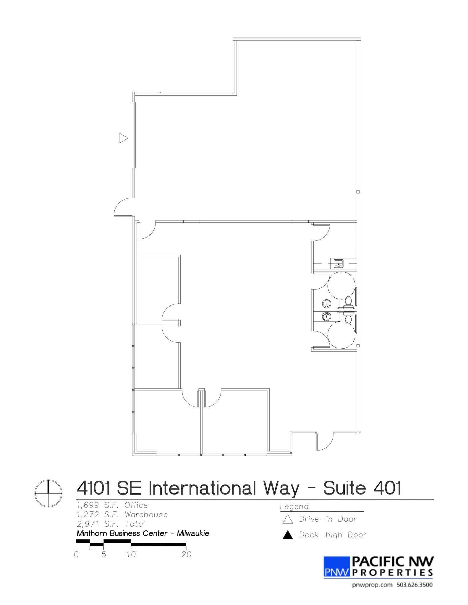 4103 SE International Way, Milwaukie, OR à louer Plan de site- Image 1 de 1