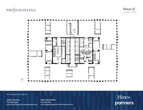 910 Louisiana St, Houston, TX à louer Plan d’étage- Image 1 de 1