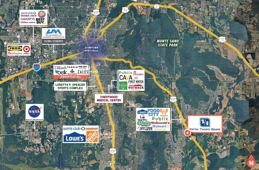 7068 US-431 Hwy, Owens Cross Roads, AL à vendre - Photo du bâtiment - Image 2 de 5