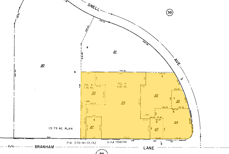 185 Branham Ln, San Jose, CA à louer - Plan cadastral - Image 3 de 6