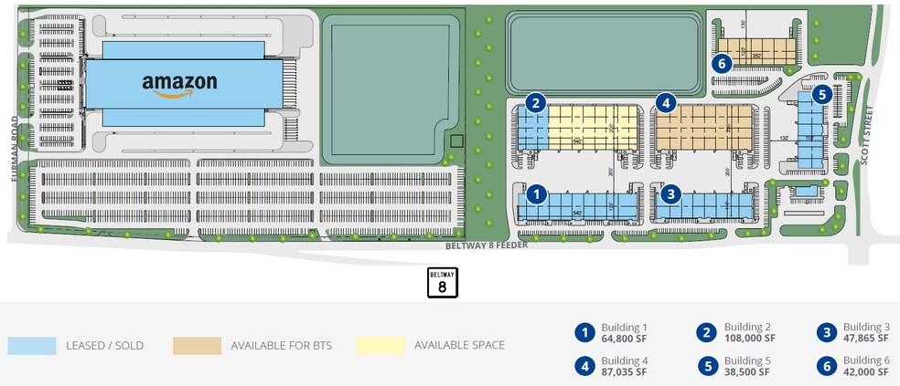 3203 S Sam Houston Pky E, Houston, TX à louer - Plan de site - Image 3 de 7