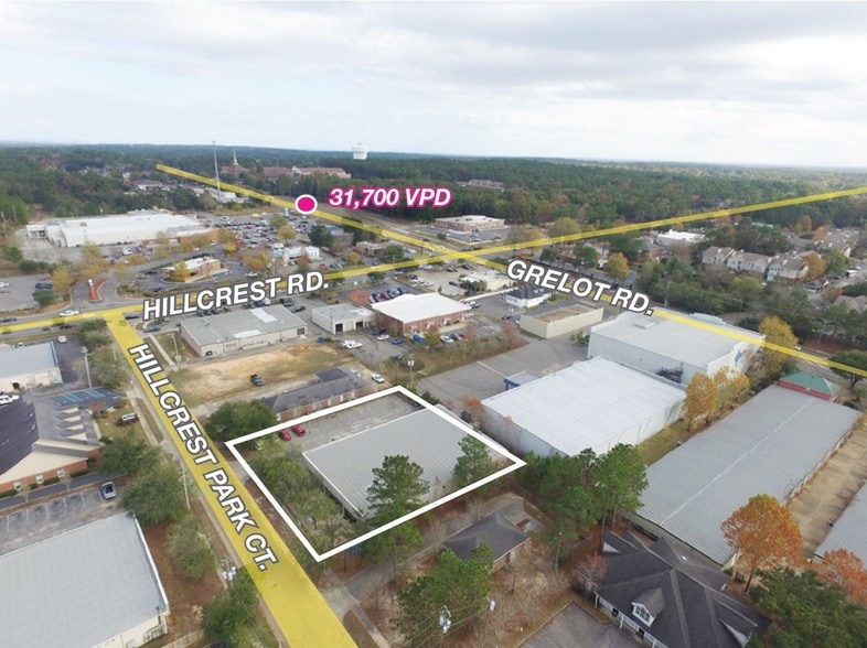 6417 Hillcrest Park Ct, Mobile, AL for sale - Aerial - Image 2 of 5
