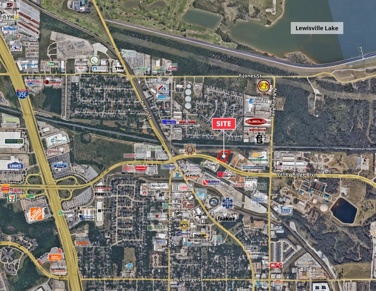 225 E Valley Ridge Blvd, Lewisville, TX à vendre - Aérien - Image 2 de 2