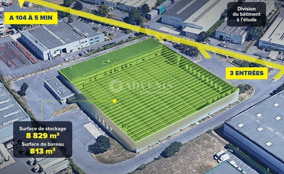 Industrial in Mitry-Mory for lease - Aerial - Image 2 of 9