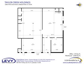 511-545 NE 32nd St, Oakland Park, FL for lease Floor Plan- Image 2 of 3