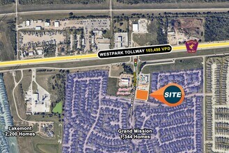 7015 Grand Mission Blvd, Richmond, TX - Aerial  map view