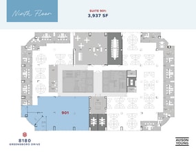 8180-8200 Greensboro Dr, McLean, VA à louer Plan d’étage- Image 1 de 1