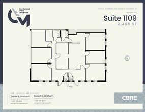 5521 N Cumberland Ave, Chicago, IL for lease Floor Plan- Image 2 of 2
