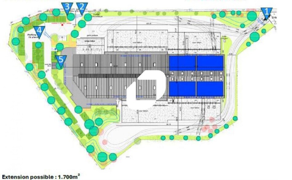 Industrial in Décines-Charpieu for lease - Site Plan - Image 1 of 1