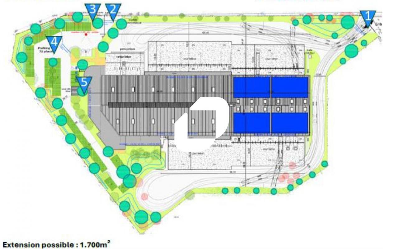 Industrial in Décines-Charpieu for lease Site Plan- Image 1 of 2