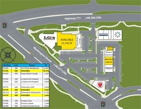 78525 Highway 111, La Quinta, CA à louer Plan de site- Image 1 de 1