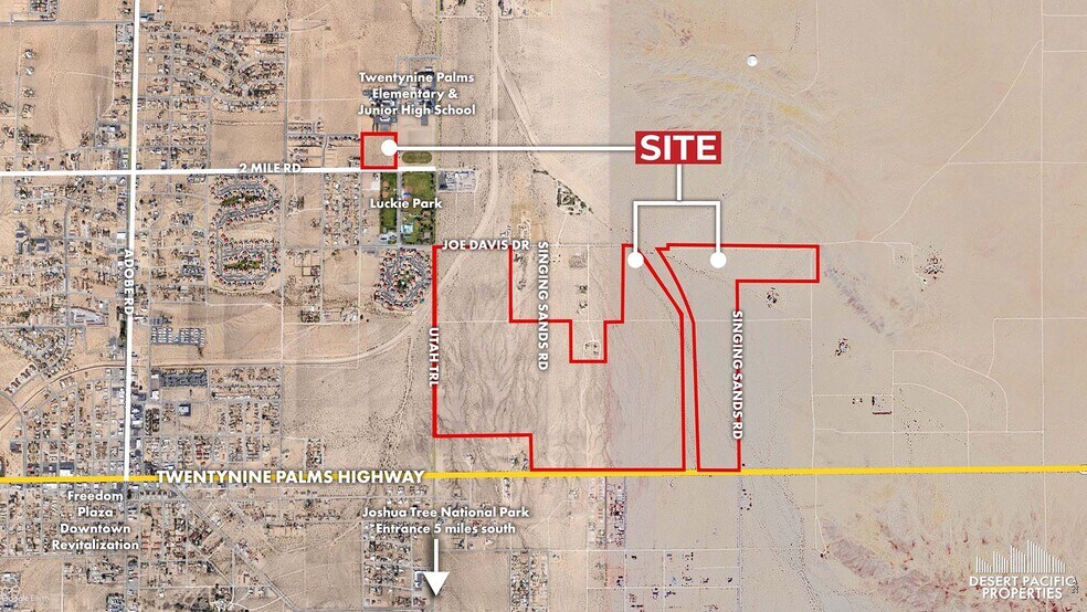 29 Palms Hwy, Twentynine Palms, CA à vendre - Photo du bâtiment - Image 2 de 10