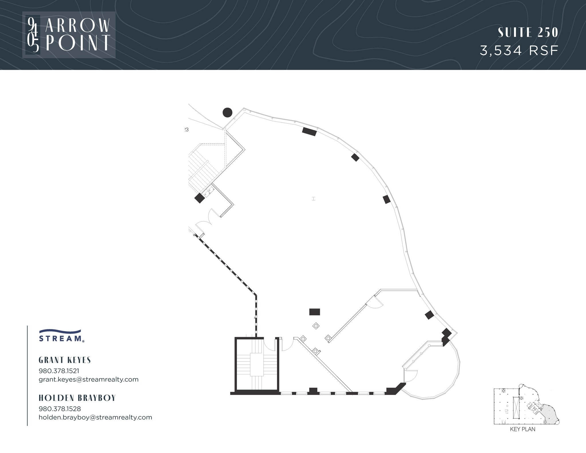9405 Arrowpoint Blvd, Charlotte, NC à louer Plan d’étage- Image 1 de 1