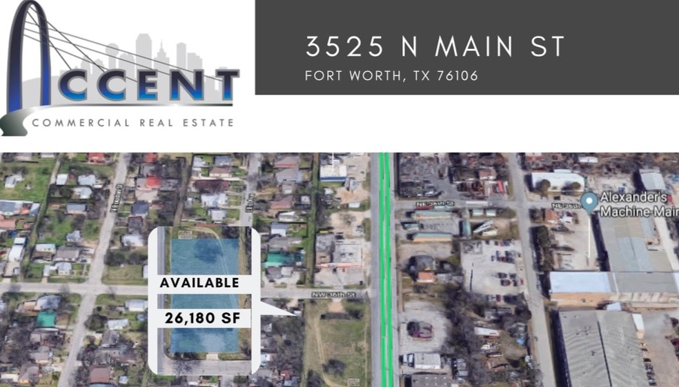 3525 N Main St, Fort Worth, TX à vendre - Photo du bâtiment - Image 1 de 5