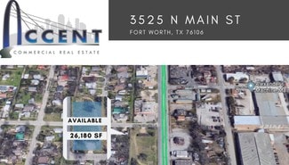 More details for 3525 N Main St, Fort Worth, TX - Land for Sale