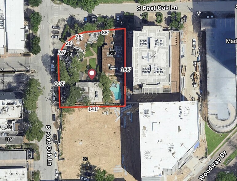 513 S Post Oak Ln, Houston, TX à vendre - Photo du bâtiment - Image 1 de 2