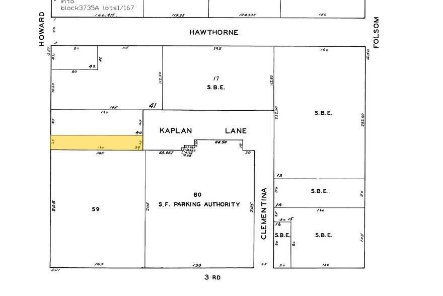 667 Howard St, San Francisco, CA à vendre - Plan cadastral - Image 2 de 17