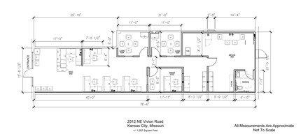 2510 NE Vivion Rd, Kansas City, MO for lease Floor Plan- Image 2 of 2