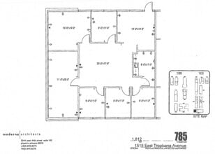 1455-1515 E Tropicana Ave, Las Vegas, NV à louer Plan d  tage- Image 1 de 6