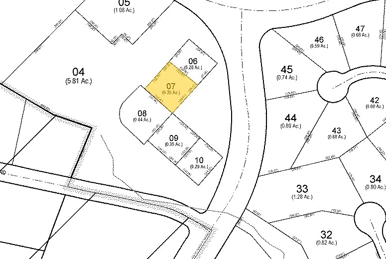6832 Carnegie Blvd, Charlotte, NC for lease - Plat Map - Image 2 of 6