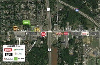 584 E Main St, Canfield, OH - AERIAL  map view