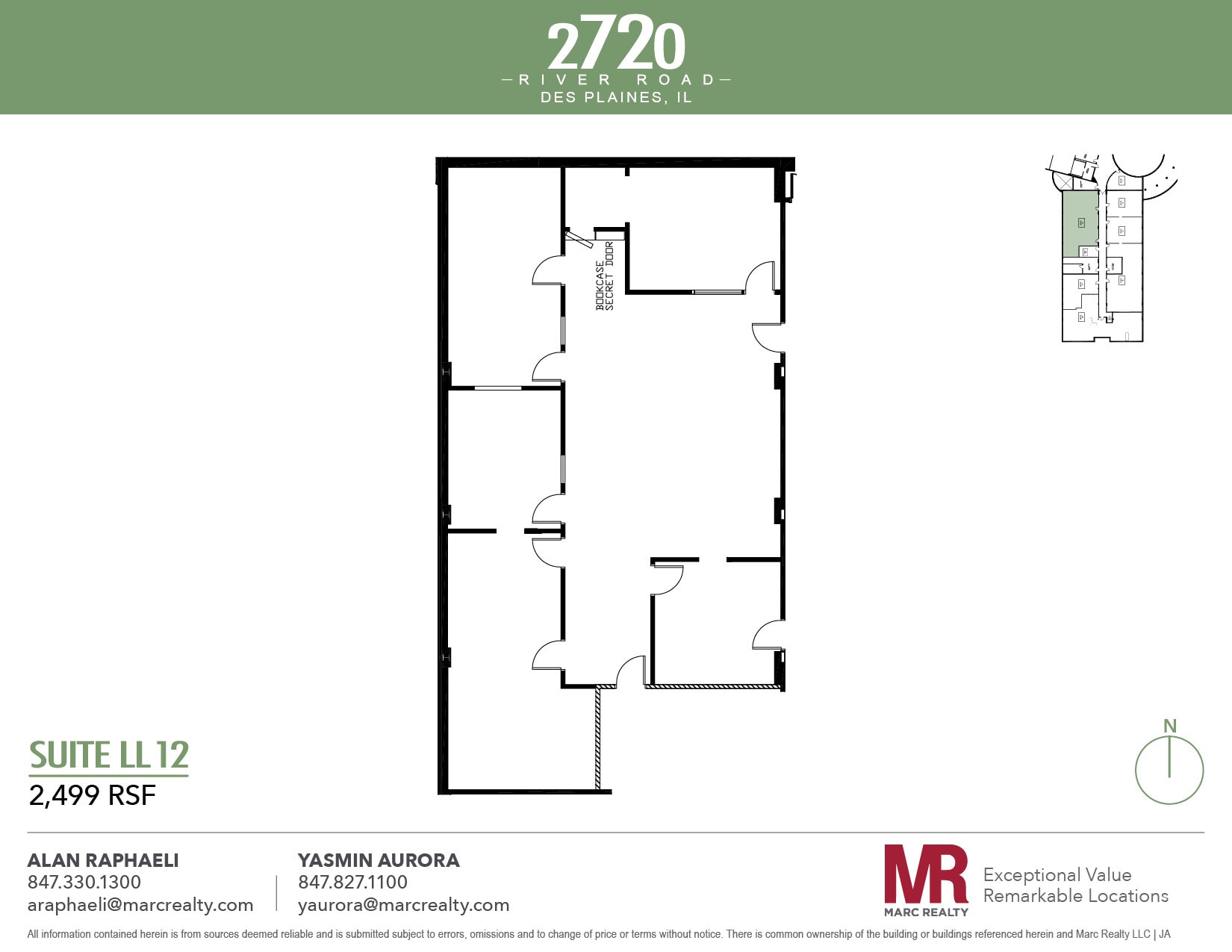 2720 S River Rd, Des Plaines, IL à louer Plan d’étage- Image 1 de 1
