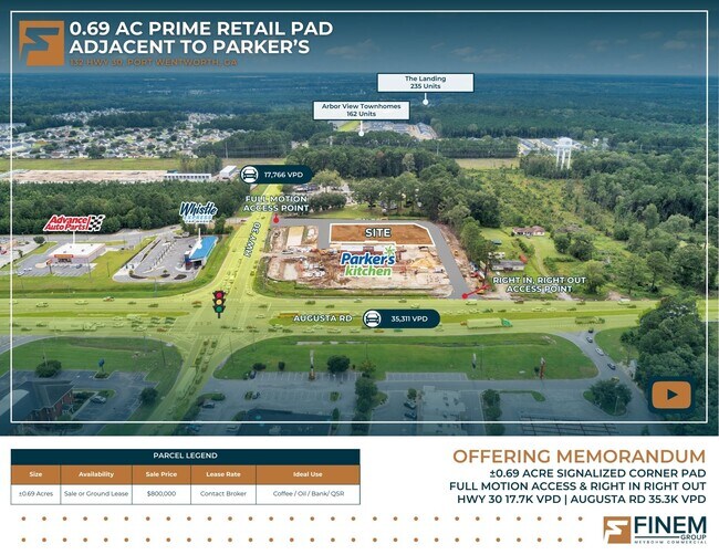 More details for 132 GA-30, Port Wentworth, GA - Land for Lease