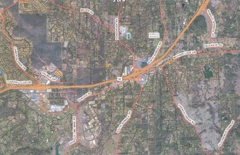 N Shingle Rd, Shingle Springs, CA - AERIAL  map view