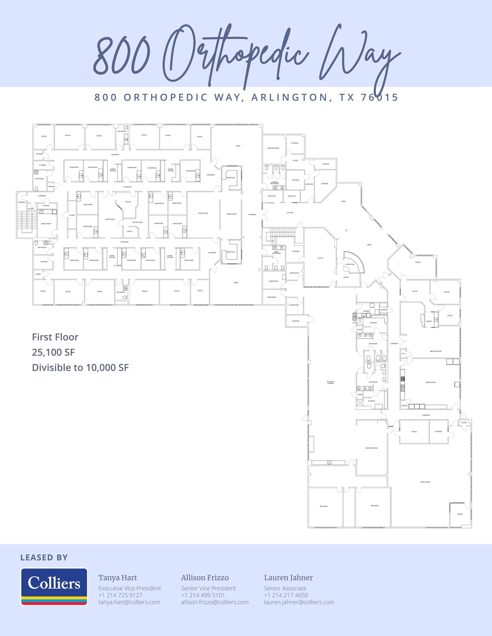 800 Orthopedic Way, Arlington, TX for lease Site Plan- Image 1 of 6